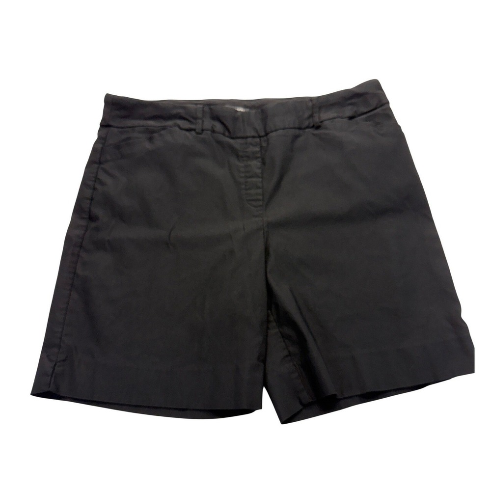 Hilary Radley‎ Stretch Bermuda Shorts Women 2X Black 9in
